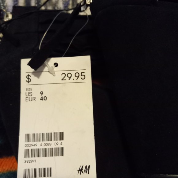 Black Suede Wedges - Picture 2 of 5